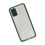 Newface Samsung Galaxy A02s Kılıf Miami Şeffaf Silikon - Koyu Yeşil