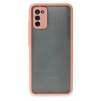 Newface Samsung Galaxy A02s Kılıf Montreal Silikon Kapak - Pembe