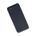 Newface Samsung Galaxy A02S Kılıf Nano içi Kadife Silikon - Lacivert