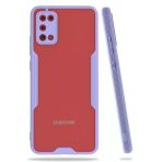 Newface Samsung Galaxy A02S Platin Silikon Lila Cep Telefonu Kılıfı