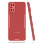 Newface Samsung Galaxy A02S Platin Silikon - Pembe Kılıf