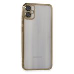 Newface Samsung Galaxy A05 Kılıf Razer Lensli Silikon - Gold