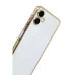 Newface Samsung Galaxy A07 4G Razer Lensli Silikon - Gold