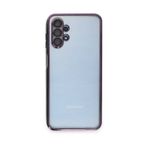 Newface Samsung Galaxy A13 4G Razer Lensli Silikon - Mor Kılıf