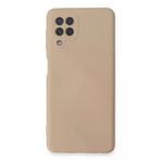 Newface Samsung Galaxy A22 Nano içi Kadife Silikon Pudra Cep Telefonu Kılıfı