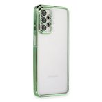 Newface Samsung Galaxy A23 4G Razer Lensli Silikon - Yeşil Kılıf