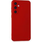 Newface Samsung Galaxy A25 5g Kılıf Kamera Korumalı Lansman Silikon Kapak - Kırmızı