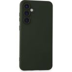 Newface Samsung Galaxy A25 5g Kılıf Kamera Korumalı Lansman Silikon Kapak - Koyu Yeşil