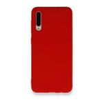 Newface Samsung Galaxy A30S Nano İçi Kadife Silikon Kırmızı Cep Telefonu Kılıfı