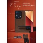 Newface Samsung Galaxy A35 5g Kılıf Flip Cover - Siyah