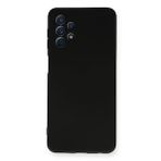 Newface Samsung Galaxy A52 Nano İçi Kadife Silikon Siyah Cep Telefonu Kılıfı