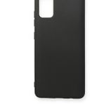 Newface Samsung Galaxy A71 Nano İçi Kadife Silikon Siyah Cep Telefonu Kılıfı