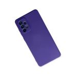 Newface Samsung Galaxy A72 Nano İçi Kadife Silikon Mor Cep Telefonu Kılıfı