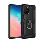 Newface Samsung Galaxy A91 / S10 Lite Kılıf Sofya Yüzüklü Silikon Kapak Siyah