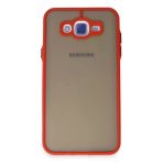 Newface Samsung Galaxy J7 Montreal Silikon Kapak Kırmızı Cep Telefonu Kılıfı