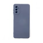 Newface Samsung Galaxy M52 5G Nano İçi Kadife Silikon Gri Cep Telefonu Kılıfı