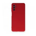 Newface Samsung Galaxy M52 5G Nano İçi Kadife Silikon Kırmızı Cep Telefonu Kılıfı