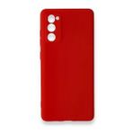 Newface Samsung Galaxy S20 FE Nano İçi Kadife Silikon Kırmızı Cep Telefonu Kılıfı