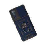 Newface Samsung Galaxy S20 FE Pars Lens Yüzüklü Silikon - Lacivert Kılıf