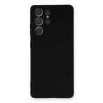 Newface Samsung Galaxy S21 Ultra Nano İçi Kadife Silikon - Siyah Kılıf