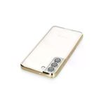 Newface Samsung Galaxy S22 Kılıf Razer Lensli Silikon - Gold