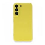 Newface Samsung Galaxy S22 Plus Nano İçi Kadife Silikon - Siyah Kılıf