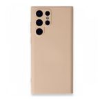 Newface Samsung Galaxy S22 Ultra Nano İçi Kadife Silikon Pudra Cep Telefonu Kılıfı