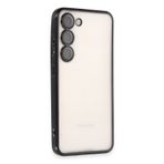 Newface Samsung Galaxy S23 Plus Razer Lensli Silikon - Siyah Kılıf
