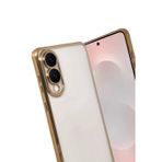 Newface Samsung Galaxy S25 Edge Razer Lensli Silikon - Gold