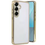 Newface Samsung Galaxy S25 Kılıf Razer Lensli Silikon - Gold