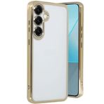 Newface Samsung Galaxy S25 Plus Kılıf Razer Lensli Silikon - Gold