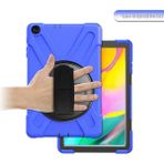 Newface Samsung Galaxy T510 Tab A 10.1 Kılıf Amazing Tablet Kapak - Mavi Glstd