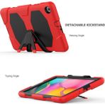 Newface Samsung Galaxy T510 Tab A 10.1 Kılıf Griffin Tablet Kapak - Kırmızı Mrayd