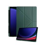 Newface Samsung Galaxy Tab A11 Plus Kalemlikli Mars Tablet Kılıfı - Koyu Yeşil