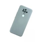 Newface Tecno Camon 16 Nano İçi Kadife Silikon Buz Mavisi Cep Telefonu Kılıfı