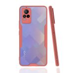 Newface Vivo V21E Platin Silikon Pembe Cep Telefonu Kılıfı
