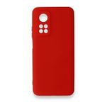 Newface Xiaomi Mi 10T Nano İçi Kadife Silikon Kırmızı Cep Telefonu Kılıfı