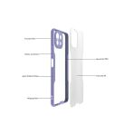 Newface Xiaomi Mİ 11 Lite Platin Silikon Mavi Cep Telefonu Kılıfı