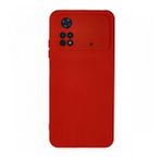 Newface Xiaomi Poco M4 Pro 4G Nano İçi Kadife Silikon Kırmızı Cep Telefonu Kılıfı