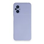 Newface Xiaomi Poco M5 Nano İçi Kadife Silikon Lila Cep Telefonu Kılıfı