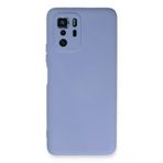 Newface Xiaomi Poco X3 GT Nano İçi Kadife Silikon Lila Cep Telefonu Kılıfı