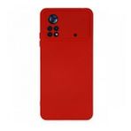 Newface Xiaomi Poco X4 Pro 5G Nano İçi Kadife Silikon Kırmızı Cep Telefonu Kılıfı