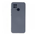 Newface Xiaomi Redmi 10C Nano İçi Kadife Silikon Gri Cep Telefonu Kılıfı