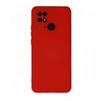 Newface Xiaomi Redmi 10C Nano İçi Kadife Silikon Kırmızı Cep Telefonu Kılıfı