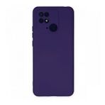 Newface Xiaomi Redmi 10C Nano İçi Kadife Silikon Mor Cep Telefonu Kılıfı
