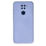 Newface Xiaomi Redmi 9 Nano İçi Kadife Silikon Lila Cep Telefonu Kılıfı