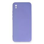 Newface Xiaomi Redmi 9A Nano İçi Kadife Silikon Lila Cep Telefonu Kılıfı