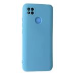 Newface Xiaomi Redmi 9C Nano İçi Kadife Silikon Mavi Cep Telefonu Kılıfı