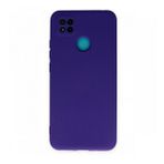 Newface Xiaomi Redmi 9C Nano İçi Kadife Silikon Mor Cep Telefonu Kılıfı