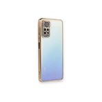 Newface Xiaomi Redmi Note 11 Pro Kılıf Razer Lensli Silikon - Gold